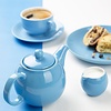 Olympia Dzbanek do herbaty 450 ml, Olympia Café HX798, porcelana, niebieski (2 szt.)