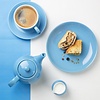 Olympia Dzbanek do herbaty 450 ml, Olympia Café HX798, porcelana, niebieski (2 szt.)