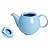 Olympia Dzbanek do herbaty 450 ml, Olympia Café HX798, porcelana, niebieski (2 szt.)