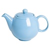 Olympia Dzbanek do herbaty 450 ml, Olympia Café HX798, porcelana, niebieski (2 szt.)