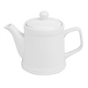 Olympia Dzbanek do herbaty 500 ml, Olympia Whiteware HY548, porcelana, biały (2 szt.)