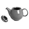 Olympia Dzbanek do herbaty 450 ml, Olympia Café HX797, porcelana, szary (2 szt.)