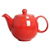 Olympia Dzbanek do herbaty 450 ml, Olympia Café HX795, porcelana, czerwony (2 szt.)