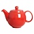 Olympia Dzbanek do herbaty 450 ml, Olympia Café HX795, porcelana, czerwony (2 szt.)
