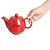 Olympia Dzbanek do herbaty 450 ml, Olympia Café HX795, porcelana, czerwony (2 szt.)