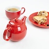 Olympia Dzbanek do herbaty 450 ml, Olympia Café HX795, porcelana, czerwony (2 szt.)