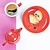 Olympia Dzbanek do herbaty 450 ml, Olympia Café HX795, porcelana, czerwony (2 szt.)