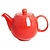 Olympia Dzbanek do herbaty 450 ml, Olympia Café HX795, porcelana, czerwony (2 szt.)