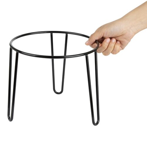 Olympia Antypoślizgowy stojak bufetowy Ø210x(h)180 mm, Olympia HY984, czarny