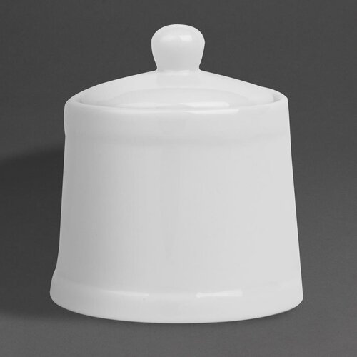 Olympia Cukiernica z pokrywką 250 ml, Olympia Whiteware HY547 (6 szt.) Olympia Cukiernica z pokrywką 250 ml, Olympia Whiteware HY547 (6 szt.)