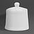 Olympia Cukiernica z pokrywką 250 ml, Olympia Whiteware HY547 (6 szt.)