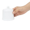 Olympia Cukiernica z pokrywką 250 ml, Olympia Whiteware HY547 (6 szt.)