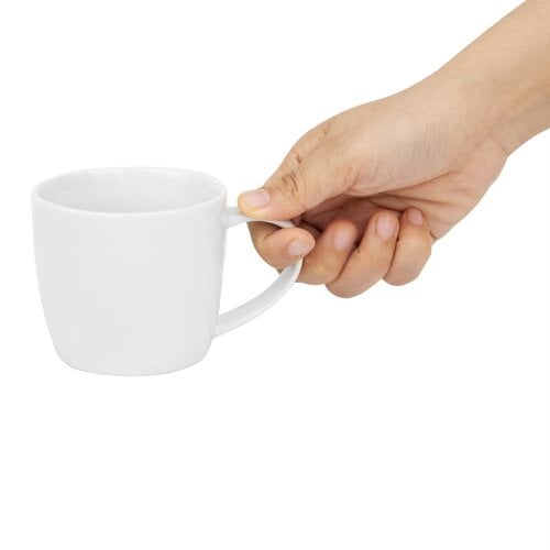 Olympia Filiżanka do mokki 220 ml z porcelany, Olympia Whiteware HY540, biała (12 szt.)