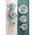 Olympia Kubek porcelanowy 170 ml, Olympia Fondant CU442, zielony (6 szt.)