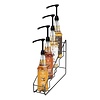 Olympia Stojak na butelki 400x105x(h)320 mm, Olympia HY987, czarny
