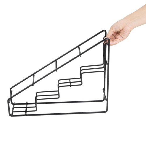 Olympia Stojak na butelki 400x105x(h)320 mm, Olympia HY987, czarny Olympia Stojak na butelki 400x105x(h)320 mm, Olympia HY987, czarny