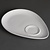 Olympia Talerzyk na przekąski z porcelany Ø185 mm, Olympia Whiteware Y102 (12 szt.)