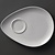 Olympia Talerzyk na przekąski z porcelany Ø185 mm, Olympia Whiteware Y102 (12 szt.)