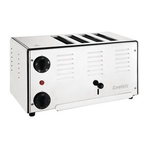 Rowlett Toster 4-przegrodowy 1.8kW, Rowlett HW900, srebrny Rowlett Toster 4-przegrodowy 1.8kW, Rowlett HW900, srebrny