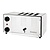 Rowlett Toster 4-przegrodowy 1.8kW, Rowlett HW900, srebrny