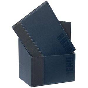 Securit Pudełko na karty menu A4, Securit U270, niebieskie (20 szt.) Securit Pudełko na karty menu A4, Securit U270, niebieskie (20 szt.)