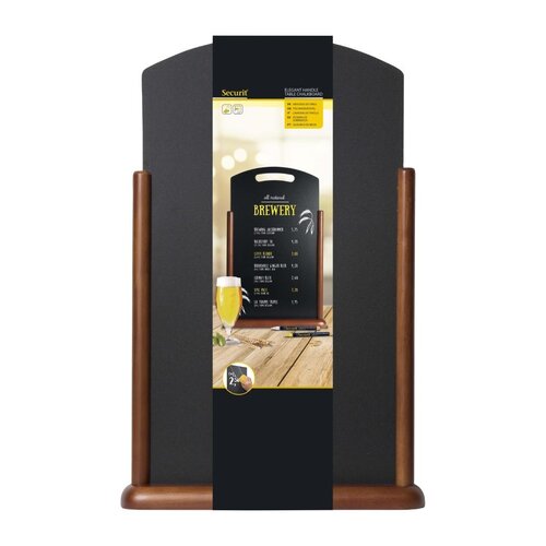 Securit Tablica kredowa z drewnianą oprawą 70x350x(h)530 mm, Securit CU905