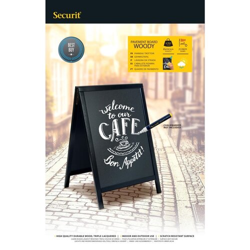 Securit Tablica w drewnianej ramie 68x570x(h)895 mm, Securit CU900 Securit Tablica w drewnianej ramie 68x570x(h)895 mm, Securit CU900