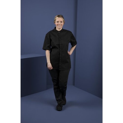 Southside Koszula kucharska z krótkim rękawem unisex Southside BB711-M rozmiar: M czarna Southside Koszula kucharska z krótkim rękawem unisex Southside BB711-M rozmiar: M czarna