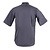 Southside Koszula kucharska z krótkim rękawem unisex Southside BB712-M rozmiar: M szara