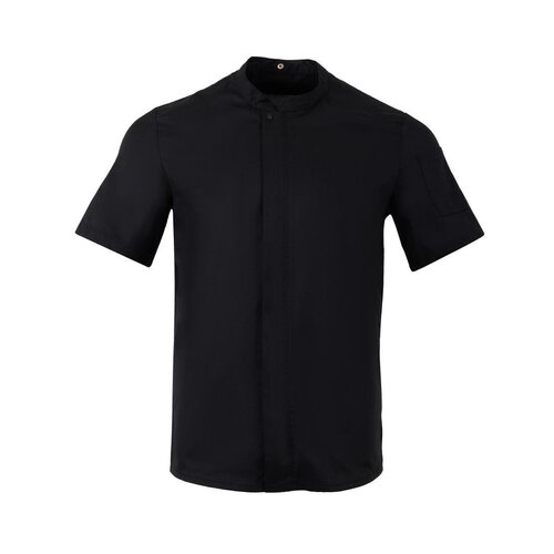 Southside Koszula kucharska z krótkim rękawem unisex Southside Harlem BA115-S rozmiar: S czarna