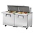 TRUE Stół chłodniczy sałatkowy 2-drzwiowy 24x 1/6 GN, 338L, 0 do 5°C, True FB003, 867x1534x(h)1185 mm