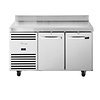 TRUE Stół chłodniczy przyścienny 2-drzwiowy 280L, 1/1 GN, od 0 do 3°C, True FB016, 700x1411x(h)1000 mm, agregat boczny