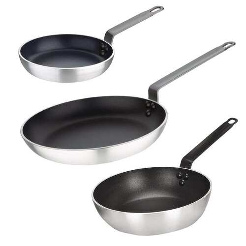Vogue 3-częściowy zestaw patelni i rondli z powłoką nieprzywierającą Ø200 mm, Vogue Teflon Platinum Plus SA691 Vogue 3-częściowy zestaw patelni i rondli z powłoką nieprzywierającą Ø200 mm, Vogue Teflon Platinum Plus SA691