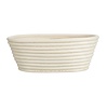 Vogue Kosz owalny z rattanu 1.03L, 210x150x(h)80 mm, Vogue FT837, kremowy