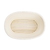 Vogue Kosz owalny z rattanu 1.03L, 210x150x(h)80 mm, Vogue FT837, kremowy