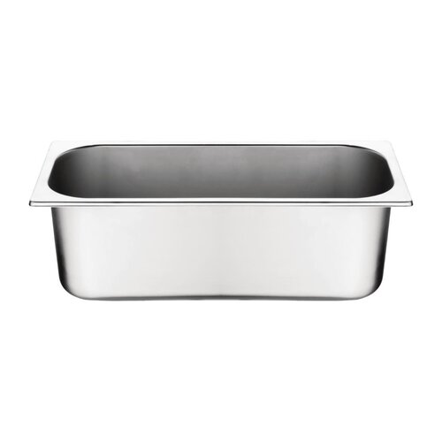 Vogue Kuweta do lodów ze stali nierdzewnej 5L, 165x360x(h)120 mm, Vogue AE010 Vogue Kuweta do lodów ze stali nierdzewnej 5L, 165x360x(h)120 mm, Vogue AE010