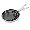 Vogue Patelnia ze stali nierdzewnej z powłoką Clad 1.84 L, Ø240 mm, Vogue GP188