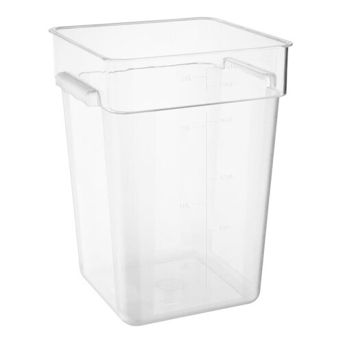 Vogue Pojemnik na żywność z miarką z poliwęglanu 20L, 282x(h)400 mm, Vogue HY406 Vogue Pojemnik na żywność z miarką z poliwęglanu 20L, 282x(h)400 mm, Vogue HY406