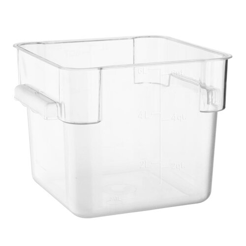 Vogue Pojemnik na żywność z miarką z poliwęglanu 5.5L, 218x218x(h)176 mm, Vogue HY402 Vogue Pojemnik na żywność z miarką z poliwęglanu 5.5L, 218x218x(h)176 mm, Vogue HY402