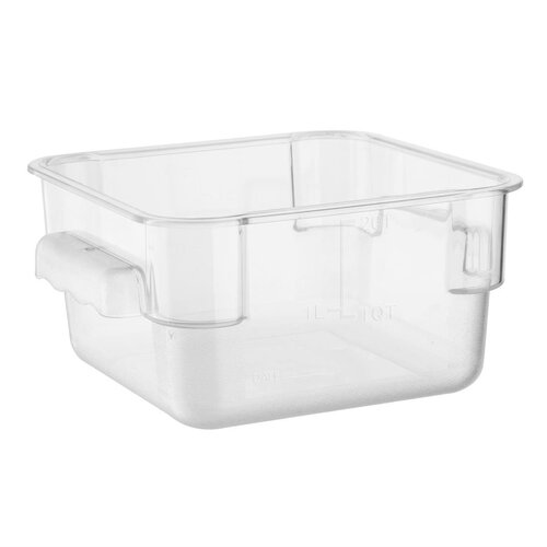 Vogue Pojemnik na żywność z miarką z poliwęglanu 1.5L, 183x183x(h)95 mm, Vogue HY400 Vogue Pojemnik na żywność z miarką z poliwęglanu 1.5L, 183x183x(h)95 mm, Vogue HY400