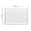 Vogue Pojemnik na ciasto do pizzy 650x455x(h)45 mm, z polipropylenu, Vogue FS999