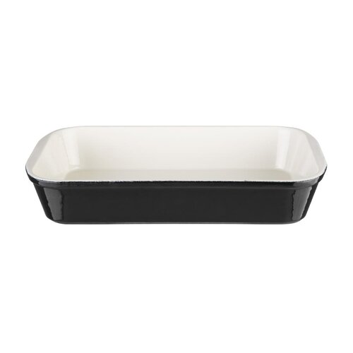 Vogue Półmisek do zapiekania 355x220x(h)60 mm, żeliwo, Vogue U571, czarny