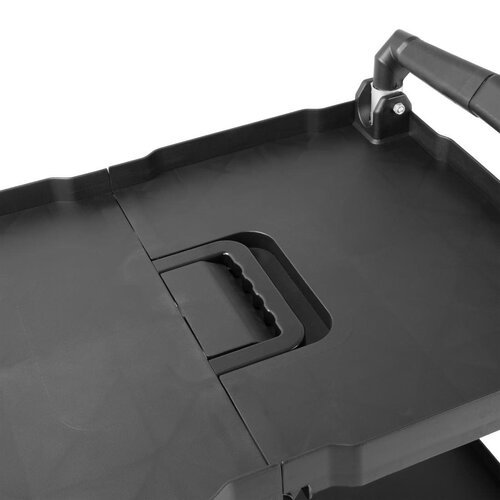 Vogue Wózek kelnerski 3-poziomowy, z tworzywa sztucznego 405x645x(h)835 mm, Vogue CK113 Vogue Wózek kelnerski 3-poziomowy, z tworzywa sztucznego 405x645x(h)835 mm, Vogue CK113