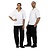 Whites Chefs Clothing Spodnie kucharskie męskie rozmiar 4XL, Whites Chefs Clothing Vegas A582-4XL, czarne