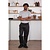 Whites Chefs Clothing Spodnie kucharskie rozmiar XL, Whites Chefs Clothing BB700-XL, czarne