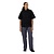 Whites Chefs Clothing Spodnie kucharskie rozmiar M, Whites Chefs Clothing Vegas BA112-M, szare
