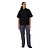 Whites Chefs Clothing Spodnie kucharskie rozmiar XL, Whites Chefs Clothing Vegas BA112-XL, szare