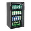 Nisbets Essentials Chłodziarka barowa z drzwiami uchylnymi 92L, 0 do 10°C, Nisbets Essentials DB303, czarna