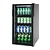 Nisbets Essentials Chłodziarka barowa z drzwiami uchylnymi 92L, 0 do 10°C, Nisbets Essentials DB303, czarna