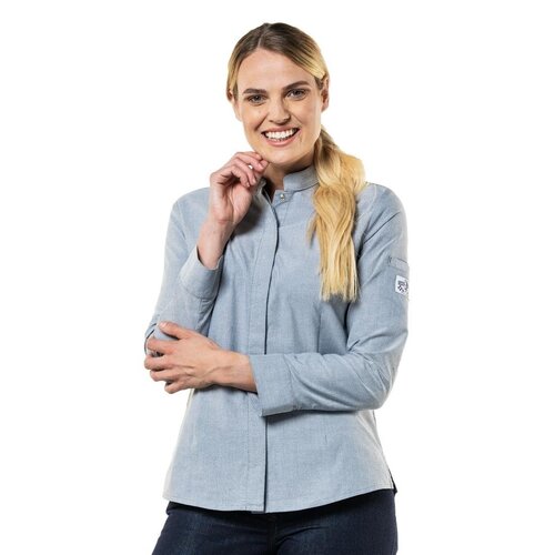 Chaud Devant Koszula kucharska z długim rękawem Chaud Devant Nordic BA012-XL rozmiar: XL szara